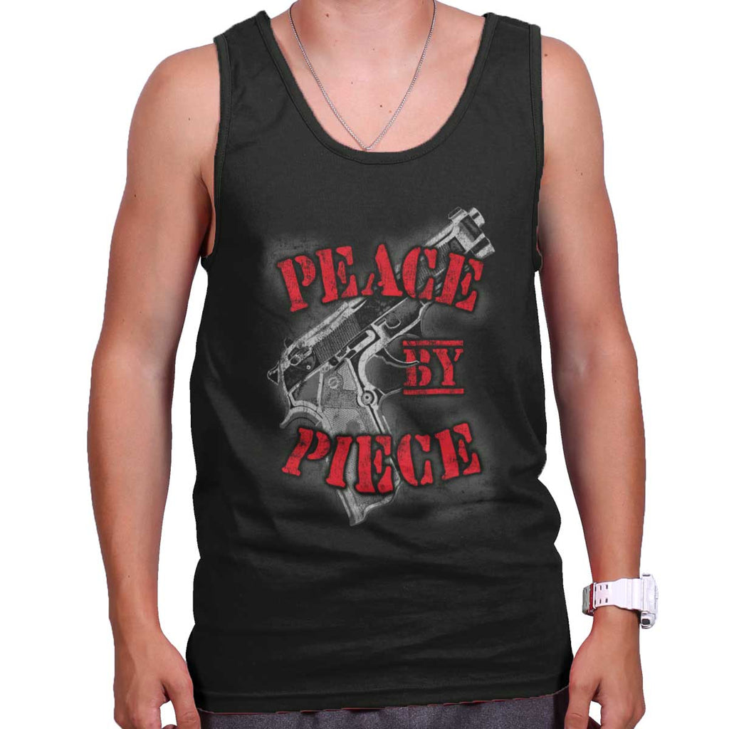 Black|Peace by Piece Tank Top|Tactical Tees