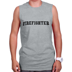 SportGrey|Firefighter Logo Sleeveless T-Shirt|Tactical Tees