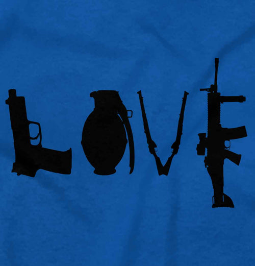 Royal2|Gun Love Sleeveless T-Shirt|Tactical Tees