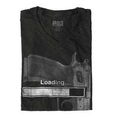Black|Loading… V-Neck T-Shirt|Tactical Tees