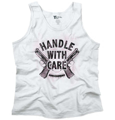 White1|Handle With Care Tank Top|Tactical Tees