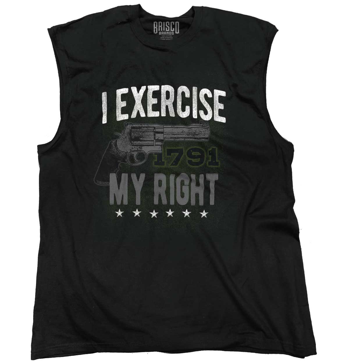 Black1|I exercise My Right Sleeveless T-Shirt|Tactical Tees