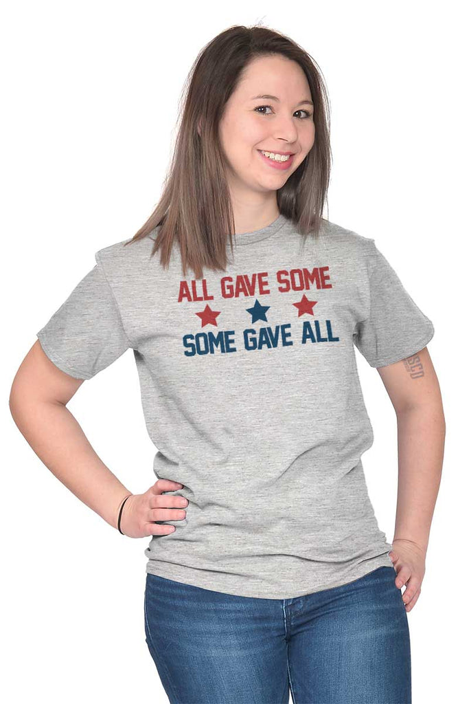 Female_SportGrey2|Some Gave All T-Shirt|Tactical Tees