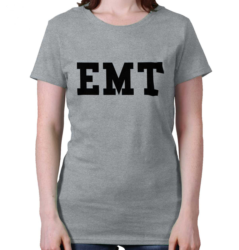 SportGrey|EMT Logo Ladies T-Shirt|Tactical Tees