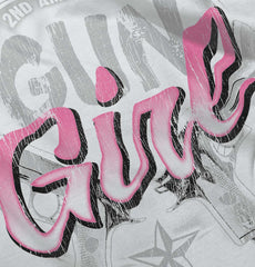 White|Gun Girl Tank Top|Tactical Tees