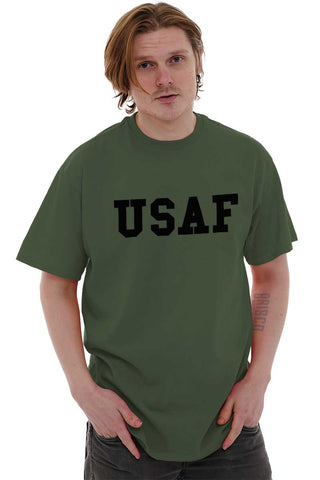 Male_MilitaryGreen1|USAF Logo T-Shirt|Tactical Tees