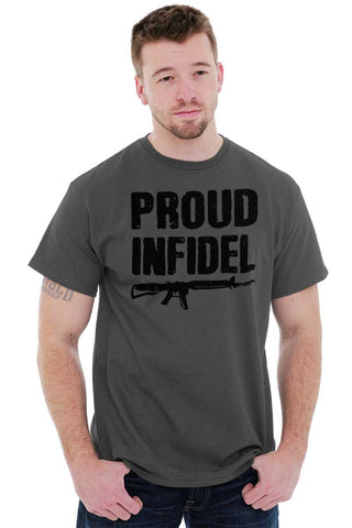 Male_Charcoal1|Proud Infidel T-Shirt|Tactical Tees