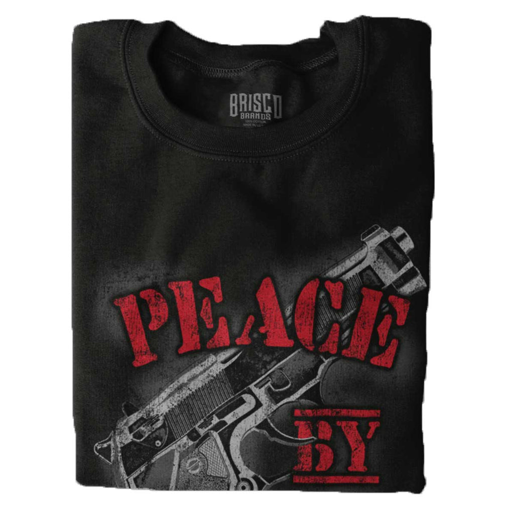 Black|Peace by Piece Crewneck Sweatshirt|Tactical Tees