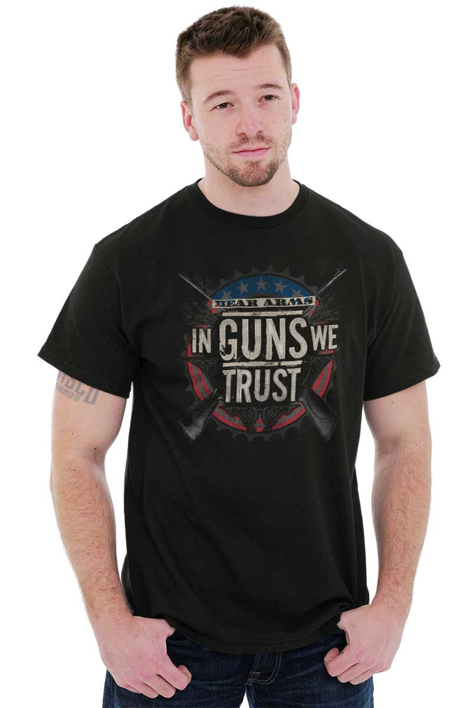 Male_Black3|In Guns We Trust T-Shirt|Tactical Tees
