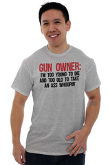 Male_SportGrey1|Gun Owner Too Young T-Shirt|Tactical Tees