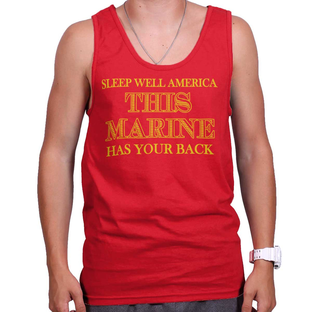 Red|This Marine Tank Top|Tactical Tees