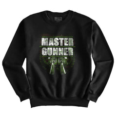 Black1|Master Gunner Crewneck Sweatshirt|Tactical Tees