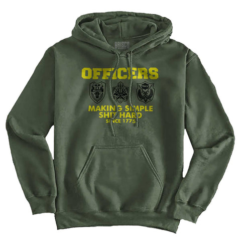 MilitaryGreen|Officers Hoodie|Tactical Tees
