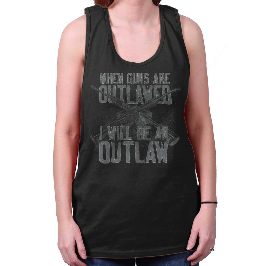 Black|Outlaw Tank Top|Tactical Tees