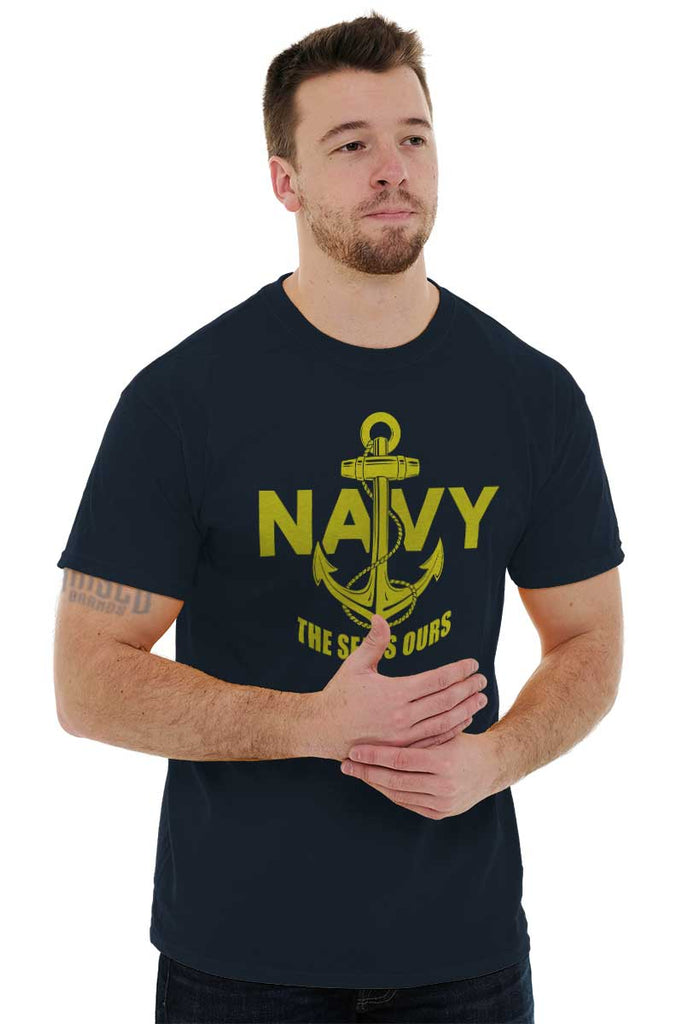 Male_Navy2|Sea is Ours T-Shirt|Tactical Tees