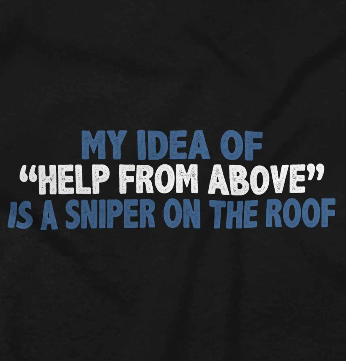 Black2|Help From Above Junior Fit V-Neck T-Shirt|Tactical Tees