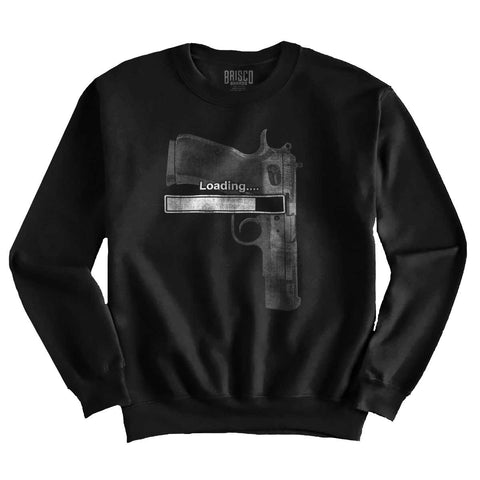 Black|Loading… Crewneck Sweatshirt|Tactical Tees