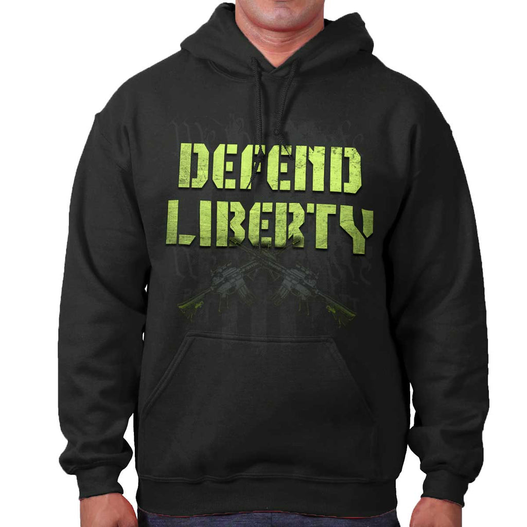 Black|Defend Liberty Hoodie|Tactical Tees
