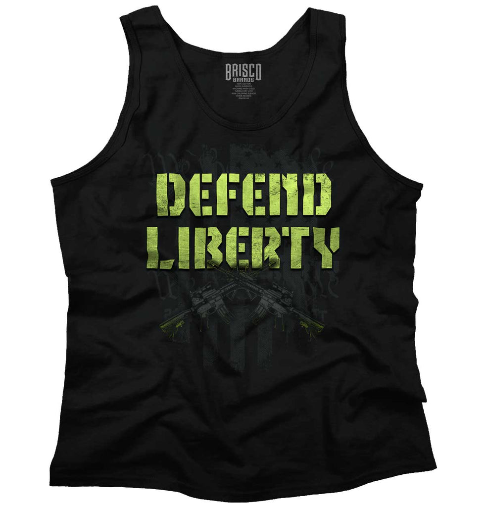 Black1|Defend Liberty Tank Top|Tactical Tees