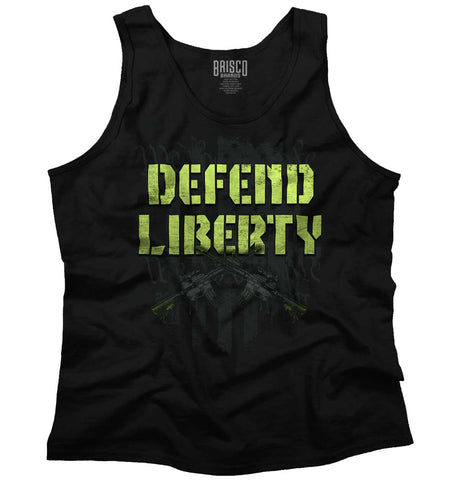 Black|Defend Liberty Tank Top|Tactical Tees