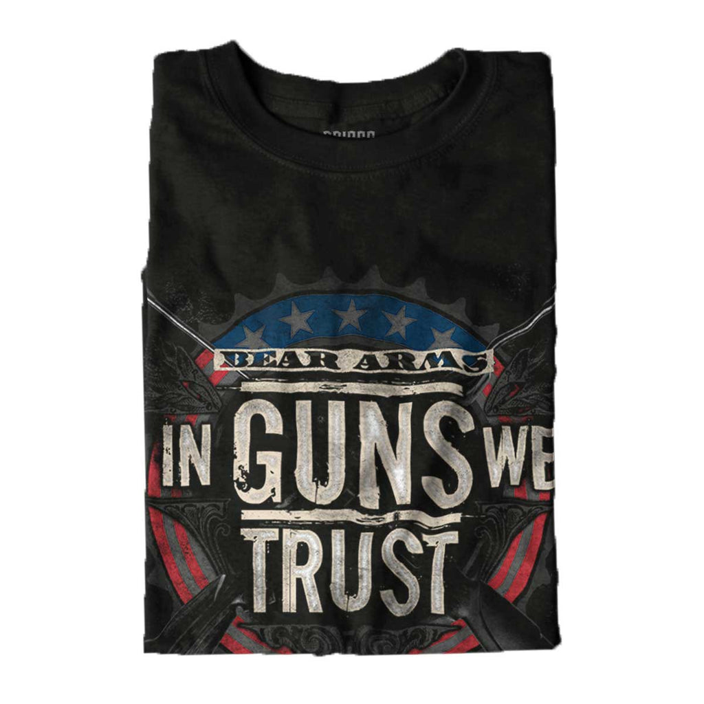 Black|In Guns We Trust Sleeveless T-Shirt|Tactical Tees