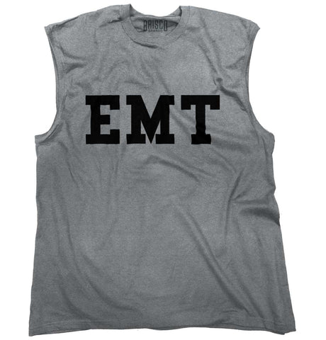 SportGrey|EMT Logo Sleeveless T-Shirt|Tactical Tees