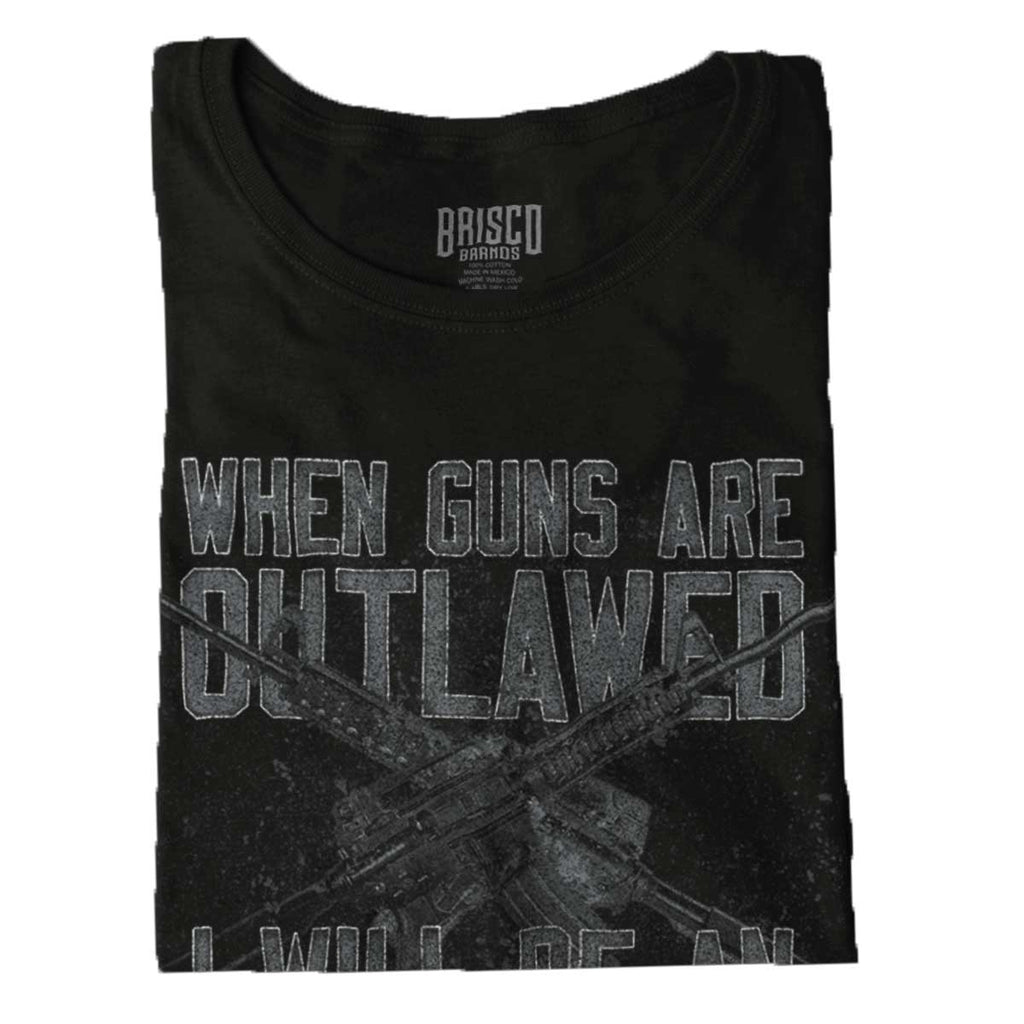 Black|Outlaw Ladies T-Shirt|Tactical Tees