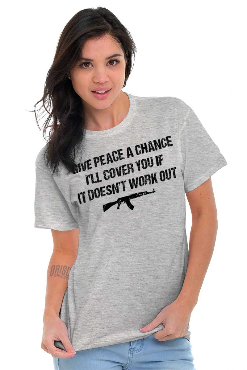 Female_SportGrey1|Peace a Chance T-Shirt|Tactical Tees
