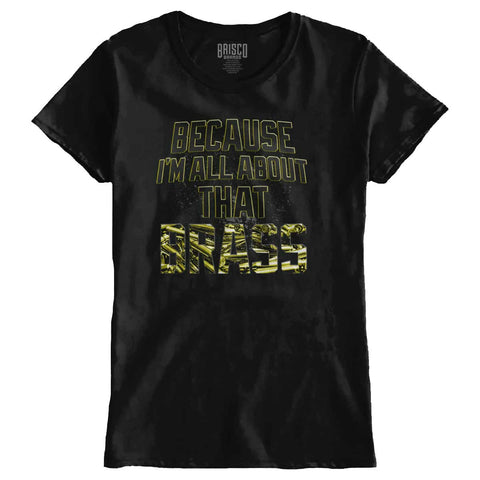 Black|All About that Brass Ladies T-Shirt|Tactical Tees