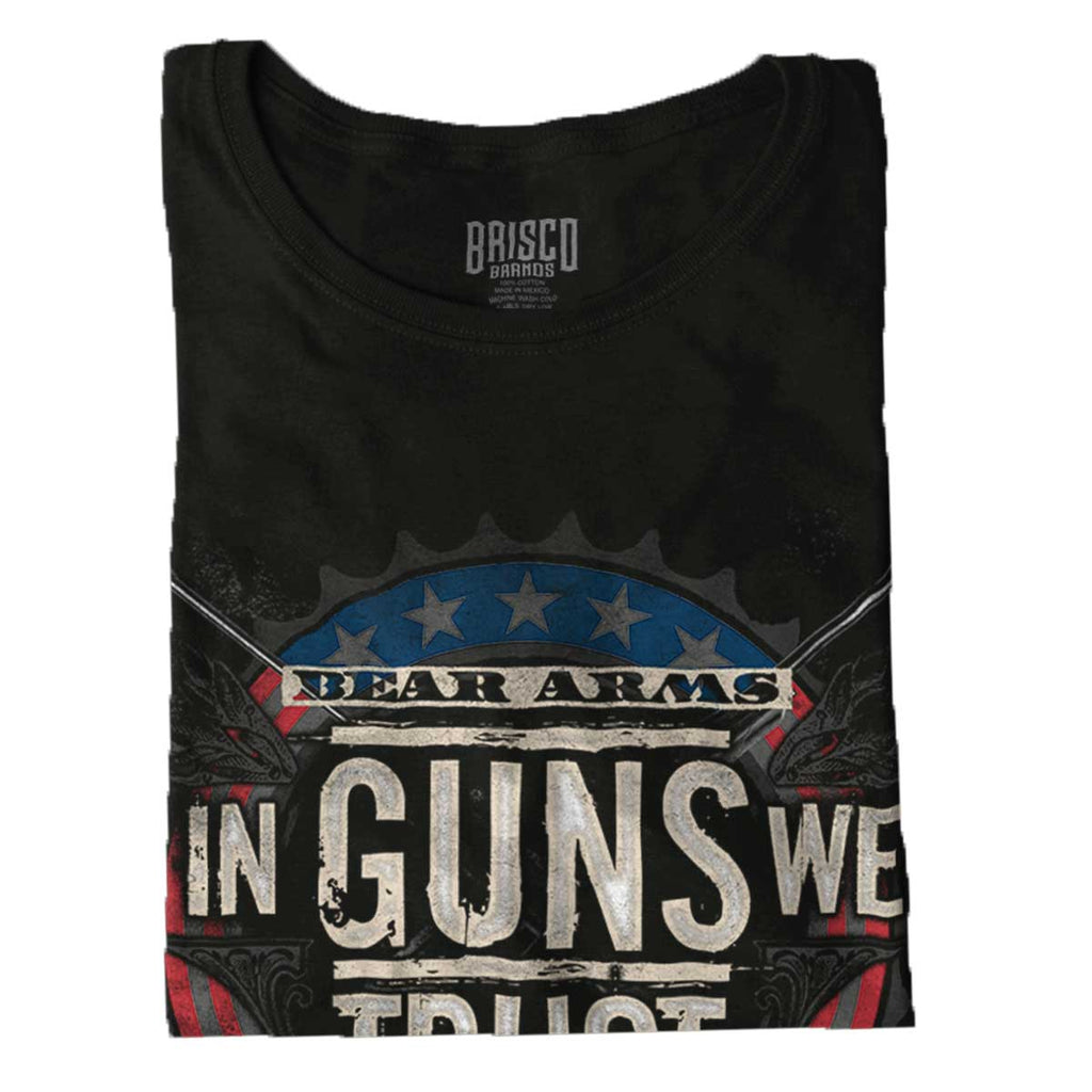 Black|In Guns We Trust Ladies T-Shirt|Tactical Tees