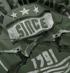MilitaryGreen|Defending Since Crewneck Sweatshirt|Tactical Tees