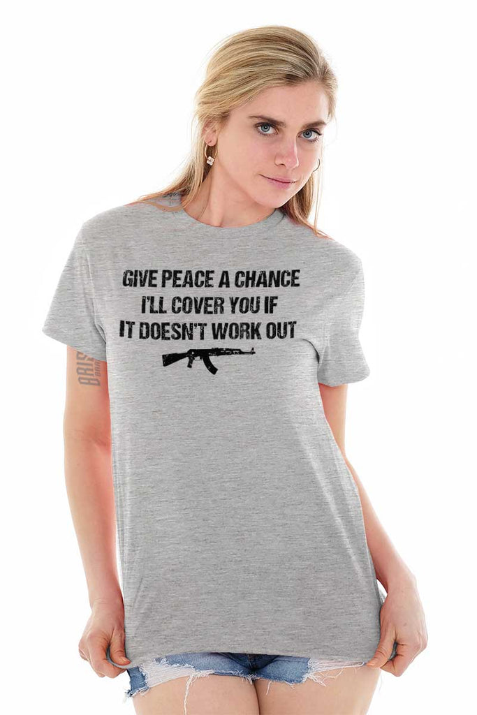 Female_SportGrey2|Peace a Chance T-Shirt|Tactical Tees