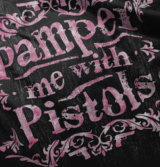 Black|Pamper Me With Pistols Tank Top|Tactical Tees