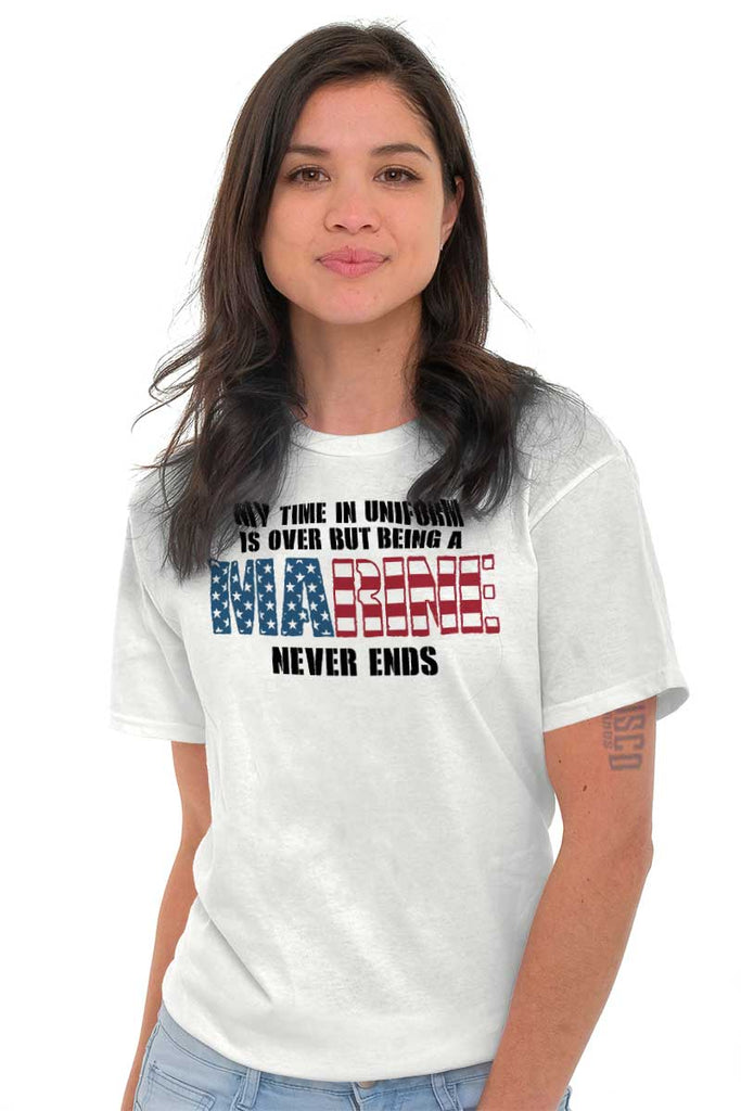 Female_White2|Marine Never Ends T-Shirt|Tactical Tees