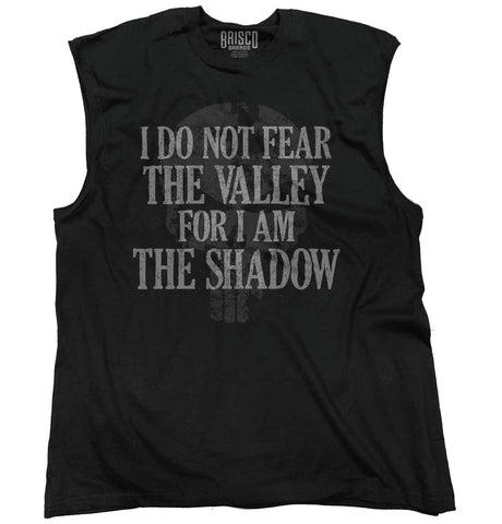 Black|I Am the Shadow Sleeveless T-Shirt|Tactical Tees