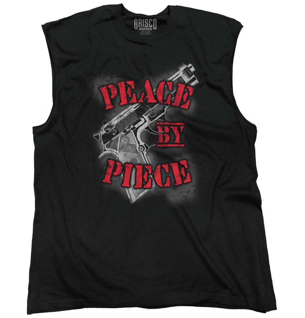 Black1|Peace by Piece Sleeveless T-Shirt|Tactical Tees