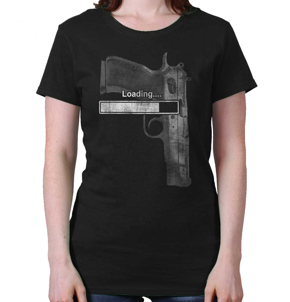 Black|Loading… Ladies T-Shirt|Tactical Tees
