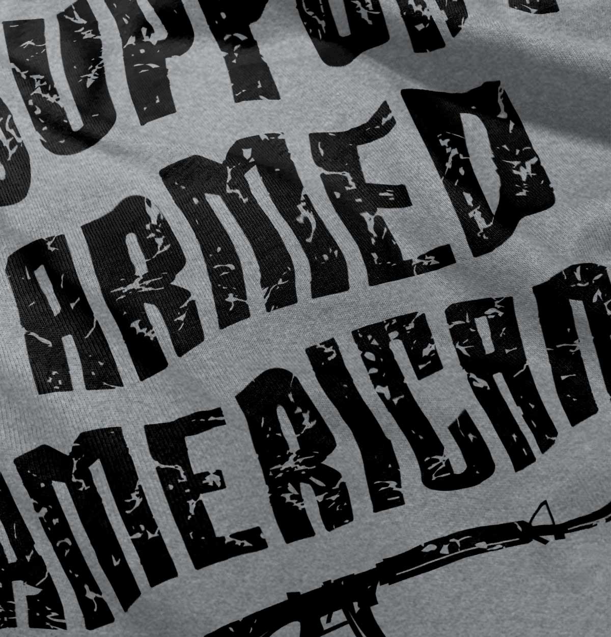 SportGrey|Support Armed Americans Zip Hoodie|Tactical Tees