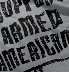 SportGrey|Support Armed Americans Zip Hoodie|Tactical Tees