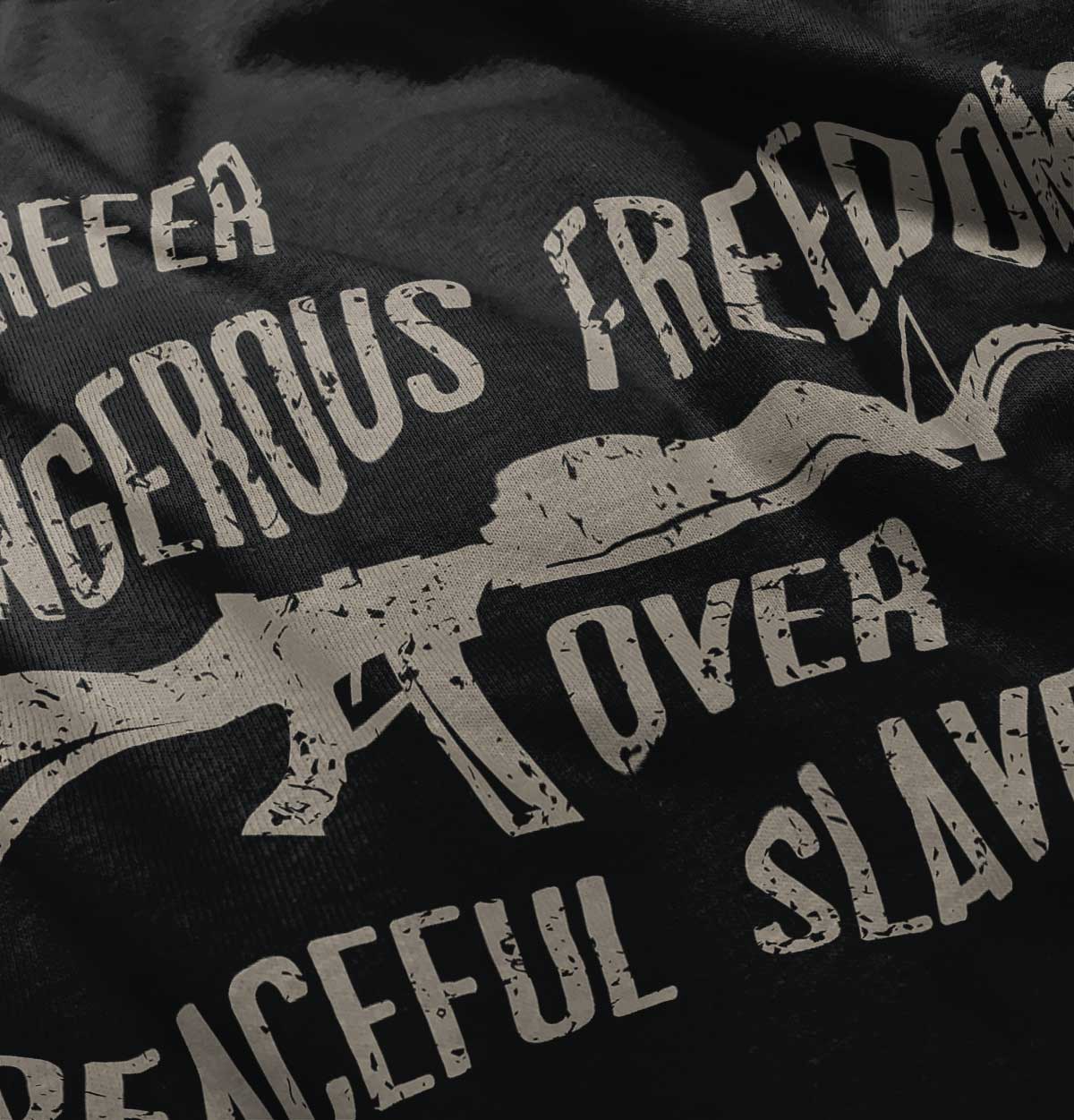 Black|Peaceful Slavery Ladies T-Shirt|Tactical Tees