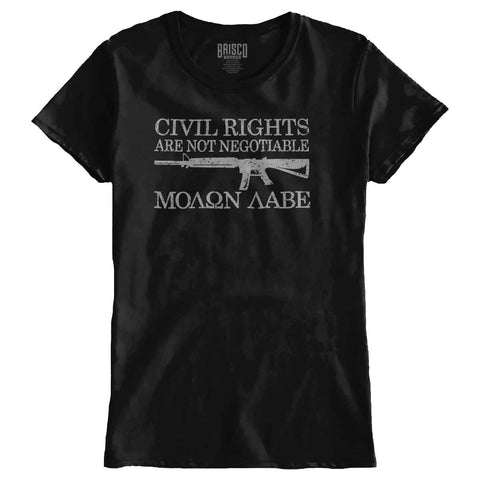 Black|Civil Rights Ladies T-Shirt|Tactical Tees