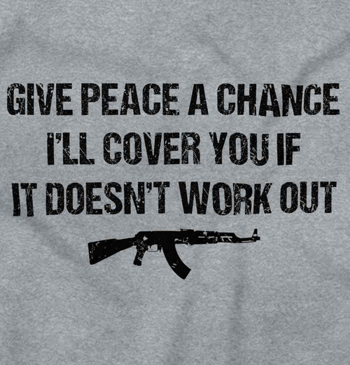SportGrey2|Peace a Chance Ladies T-Shirt|Tactical Tees
