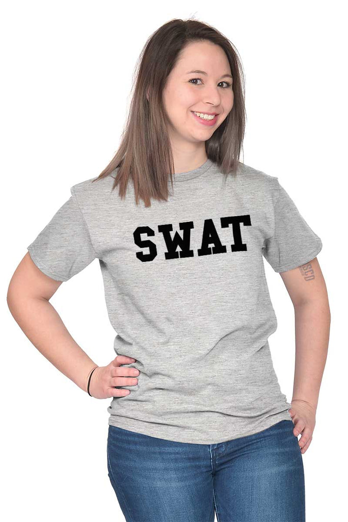 Female_SportGrey2|SWAT Logo T-Shirt|Tactical Tees