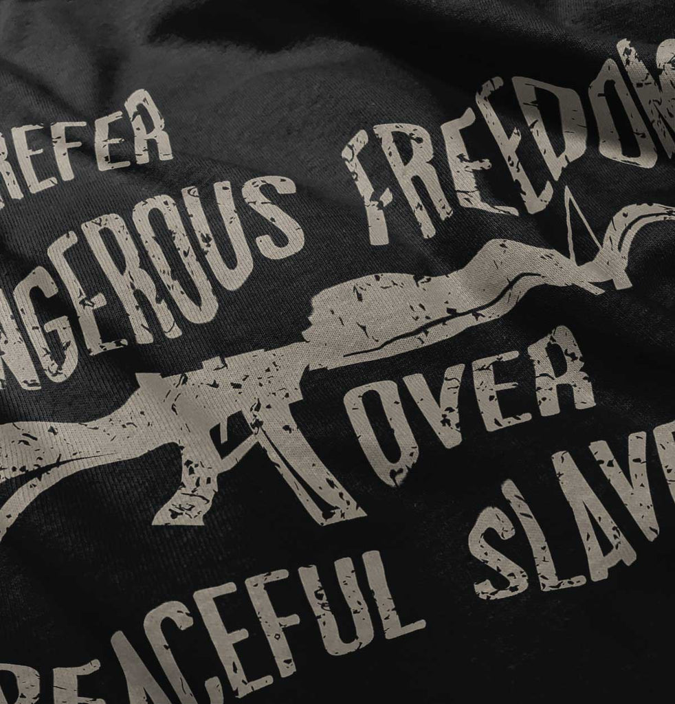 Black|Peaceful Slavery V-Neck T-Shirt|Tactical Tees