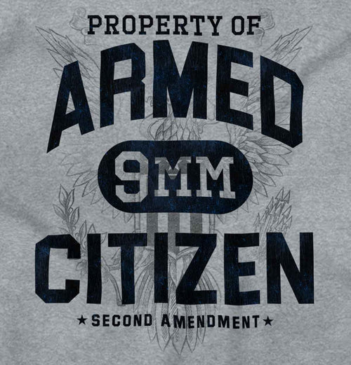 SportGrey2|Armed Citizen Junior Fit V-Neck T-Shirt|Tactical Tees