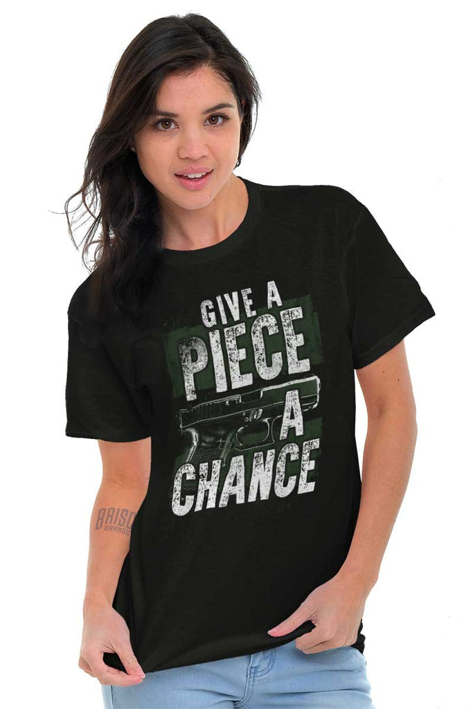 Female_Black2|Give Piece a Chance T-Shirt|Tactical Tees