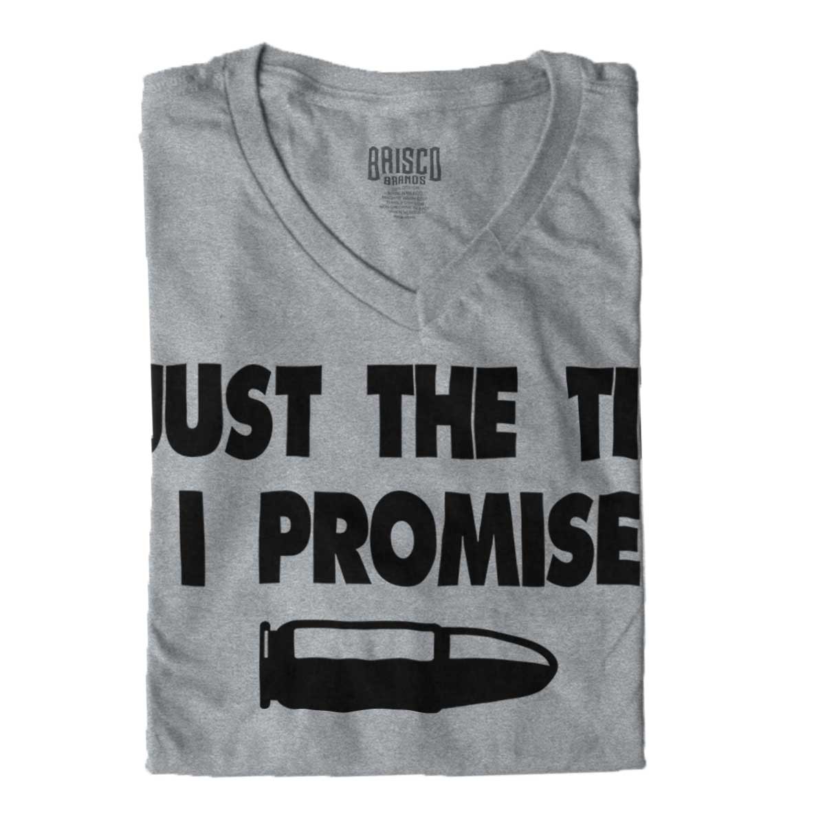 SportGrey|Just the Tip V-Neck T-Shirt|Tactical Tees