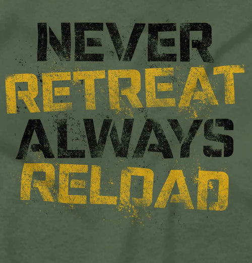 MilitaryGreen2|Never retreat Crewneck Sweatshirt|Tactical Tees
