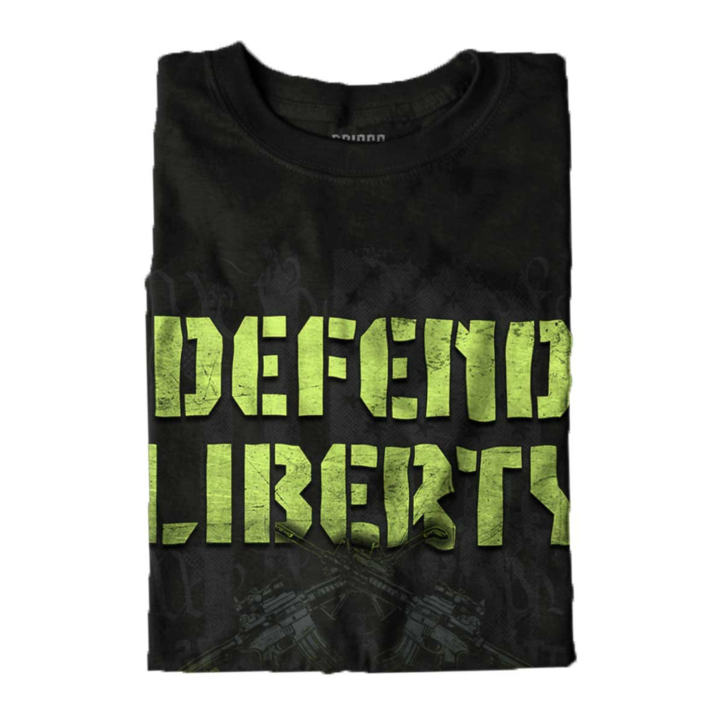 Black|Defend Liberty Sleeveless T-Shirt|Tactical Tees