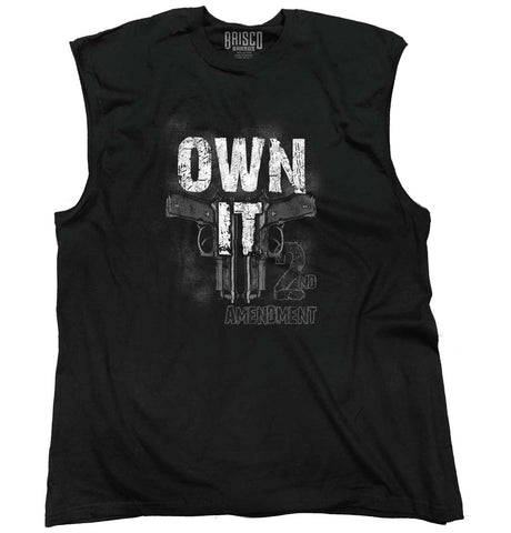 Black|Own It  AMaledMalet Sleeveless T-Shirt|Tactical Tees